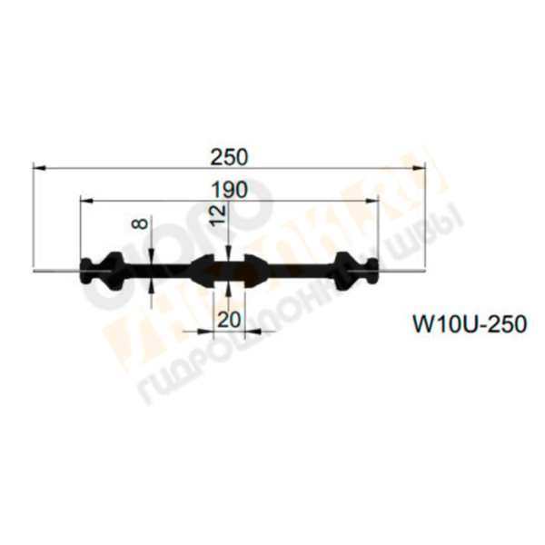 Гидрошпонка-Trelleborg-Bakker-W10U-250